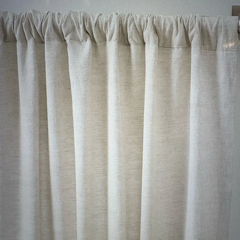 Pottery Barn Belgian Flax Linen Curtain - 50"w x 96"h - Picture 6 of 6